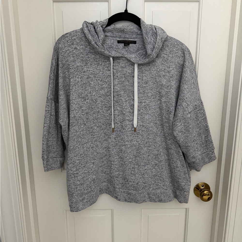 Donna Karan Heather Gray Hoodie - Picture 3 of 7